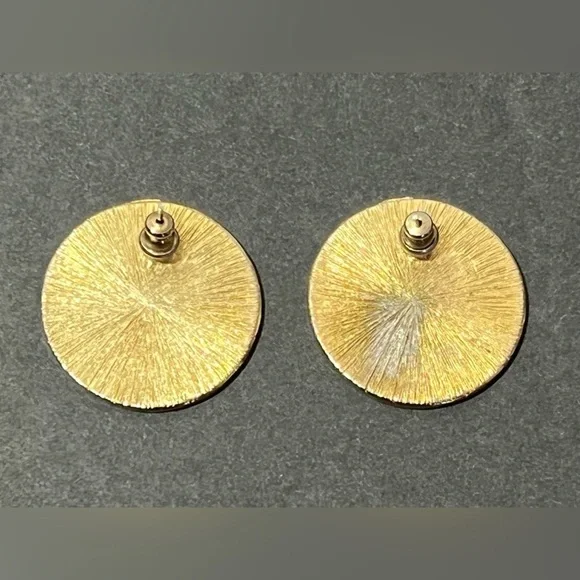 Vintage Lady France Francaise Republique Coin Earrings Pierced - Picture 3 of 8